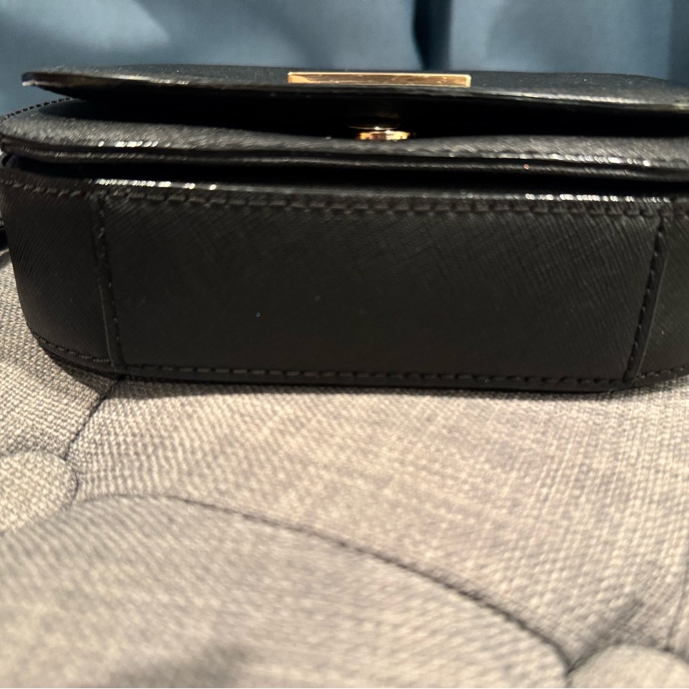 kate spade Black Crossbody Saddle Bag with Gold Hardware - Picture 5 of 6